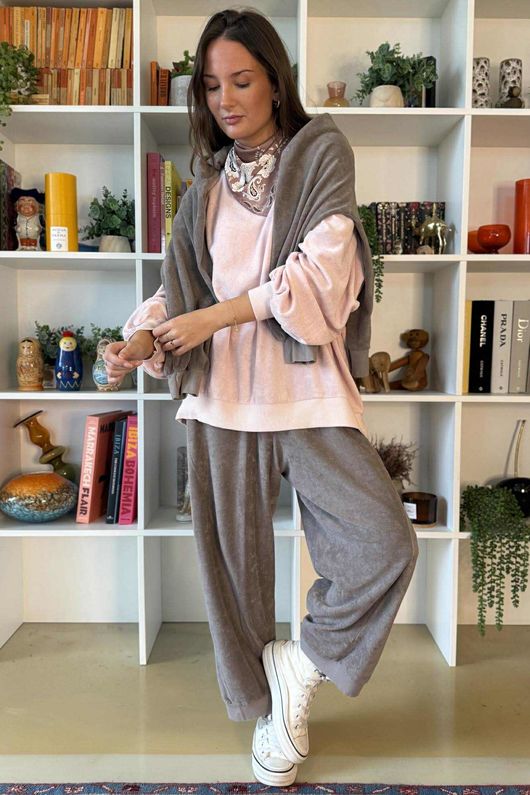 Terry B Classic Sweatshirt Rosewater
